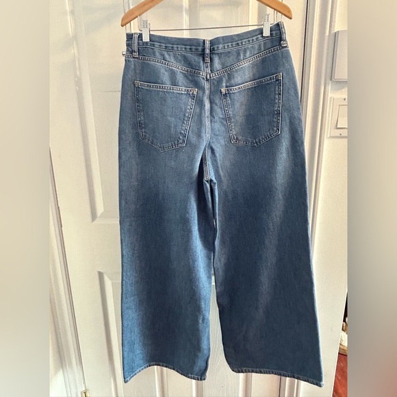 Topshop Denim - Topshop Moto high waist wide leg jeans
